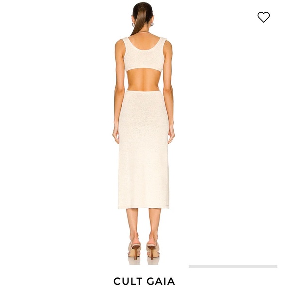 Cult Gaia Bank Knit Cut Out Dress - Picture 3 of 4